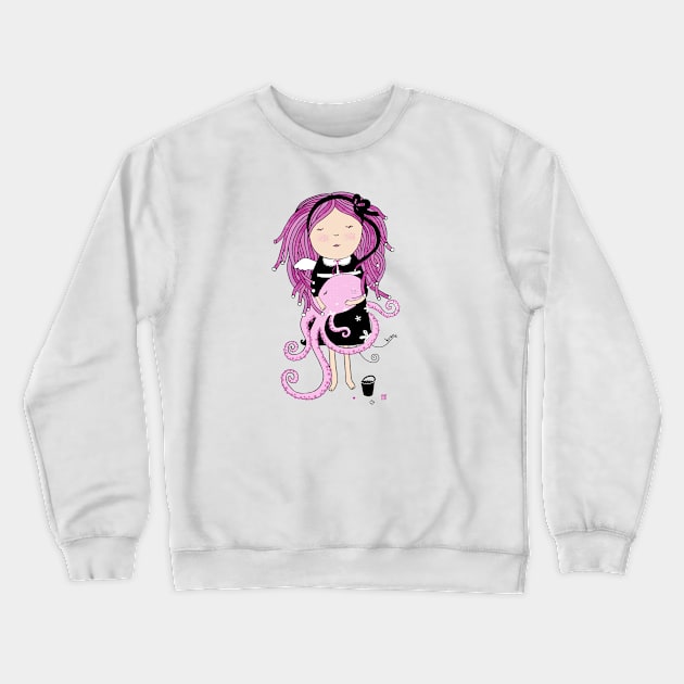 Octavia and Octopus Crewneck Sweatshirt by Krize